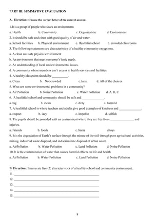 ELEMENTARY_Q2_HEALTH6_MOD1.pdf module grade 6 | PDF