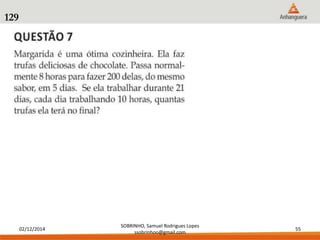 02/12/2014 
SOBRINHO, Samuel Rodrigues Lopes 
ssobrinhoo@gmail.com 
55 
129 
 