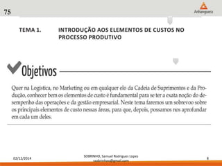 02/12/2014 
SOBRINHO, Samuel Rodrigues Lopes 
ssobrinhoo@gmail.com 
8 
75 
 