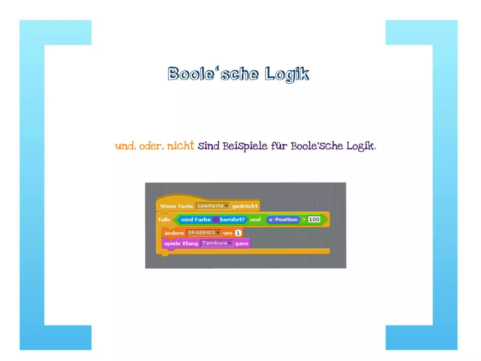 Elemente des Programmierens