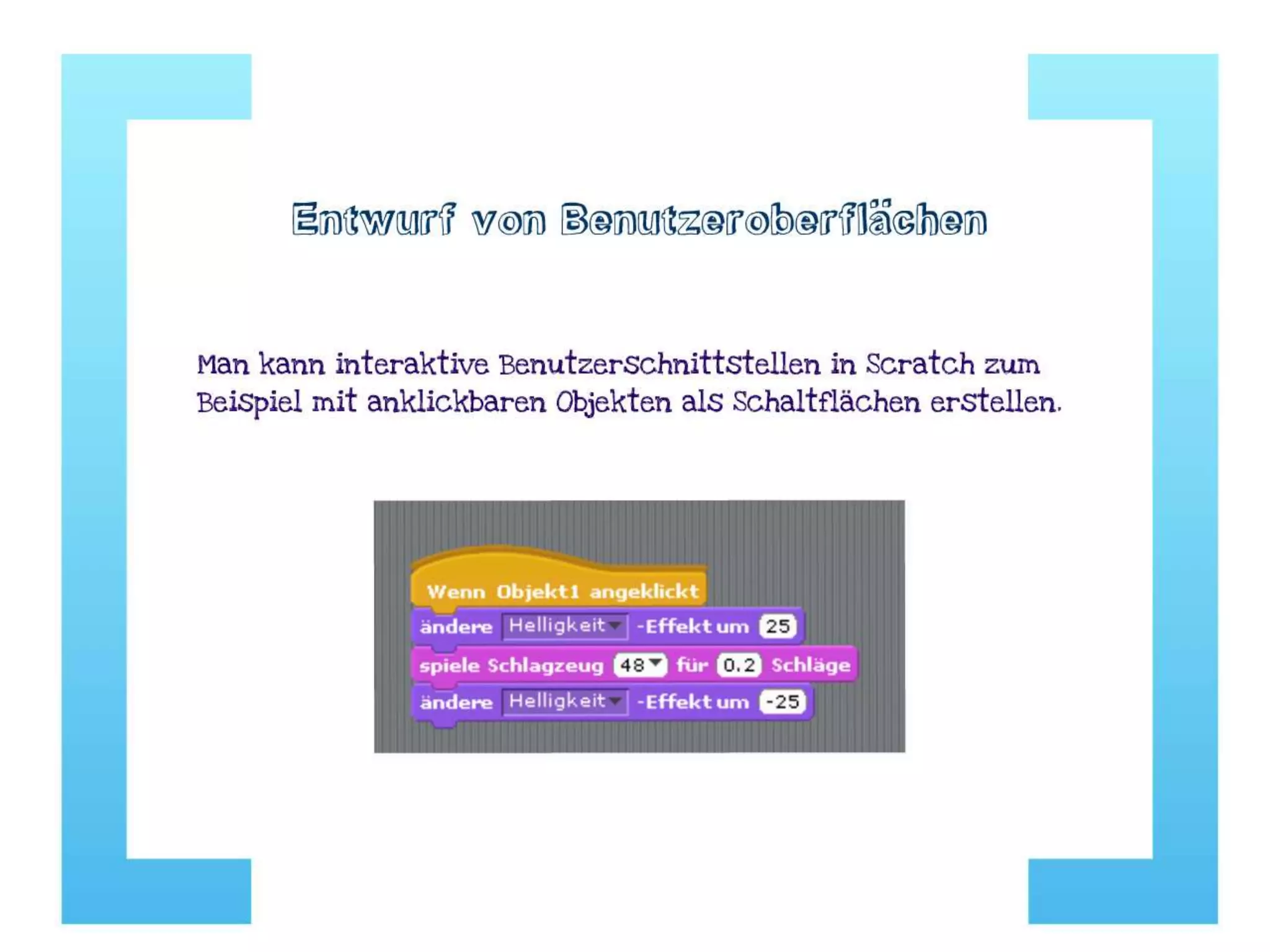 Elemente des Programmierens