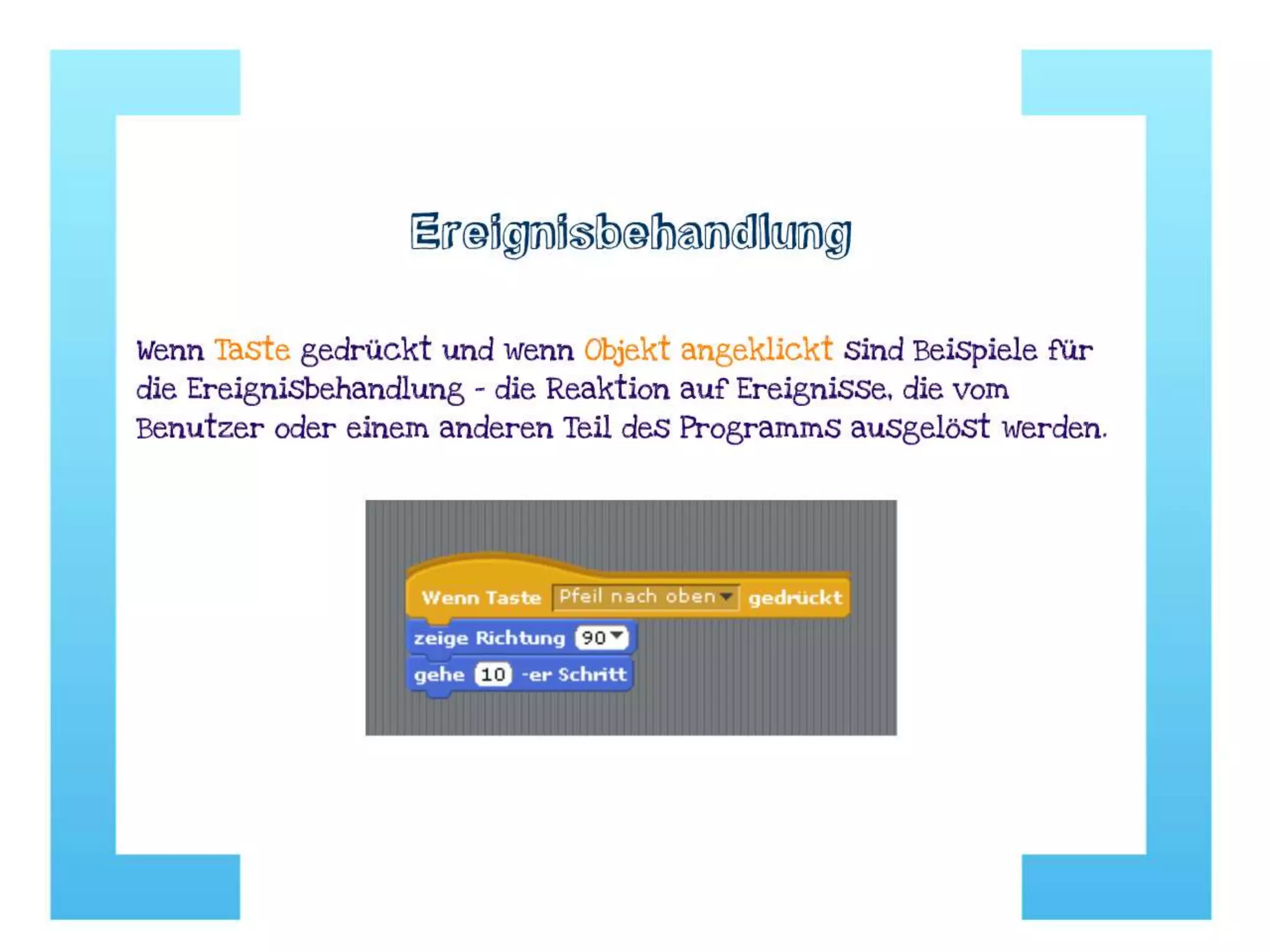 Elemente des Programmierens