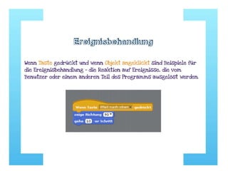 Elemente des Programmierens