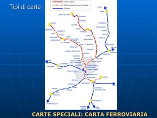 Tipi di carte CARTE SPECIALI: CARTA FERROVIARIA 