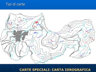 Tipi di carte CARTE SPECIALI: CARTA IDROGRAFICA 