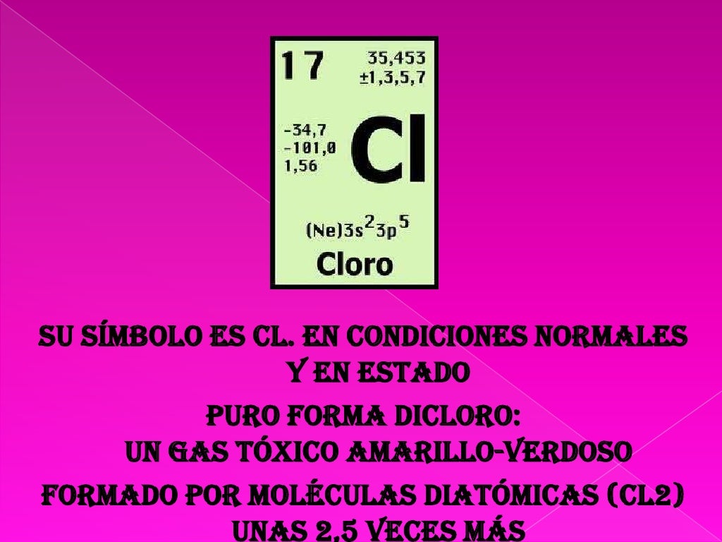 Elemento cloro