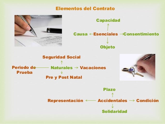 Elemento de los contratos genesis sira