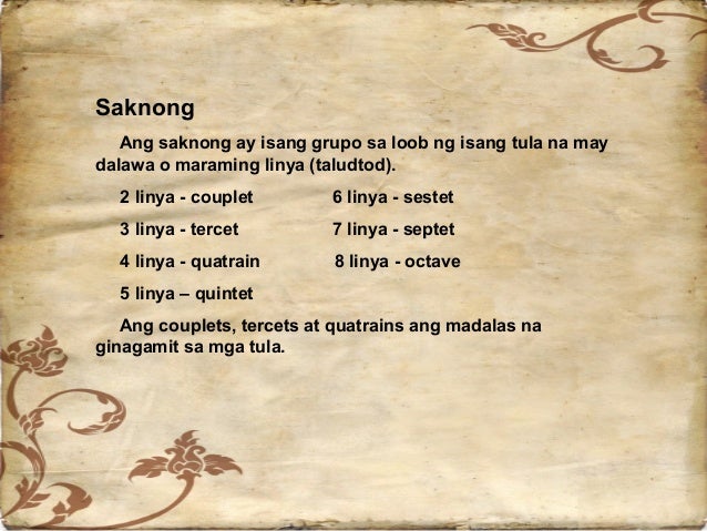 Saknong At Taludtod Halimbawa Elementongtula 090311172947-phpapp02