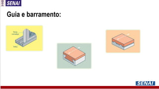 Guia e barramento:
 