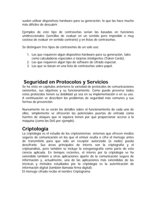 Elementos De Proteccion Para Redes
