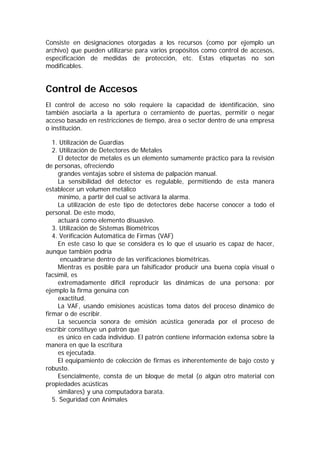 Elementos De Proteccion Para Redes