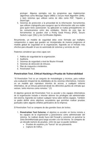 Elementos De Proteccion Para Redes