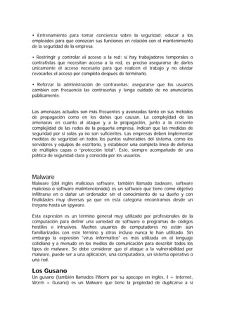 Elementos De Proteccion Para Redes