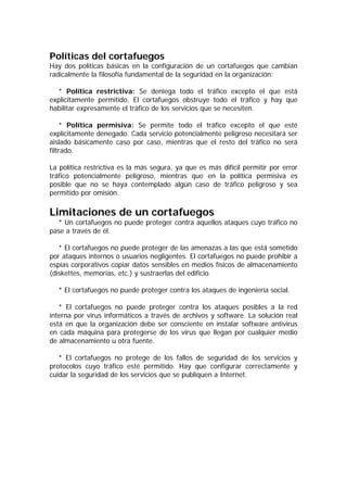 Elementos De Proteccion Para Redes