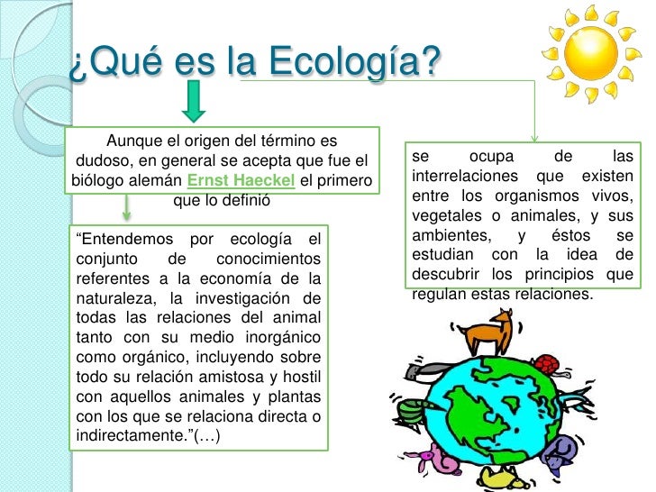 Elementos de la Ecologia