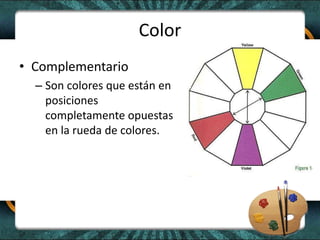 Elementos Visuales Color Elementos Artes Visuales | PPTX