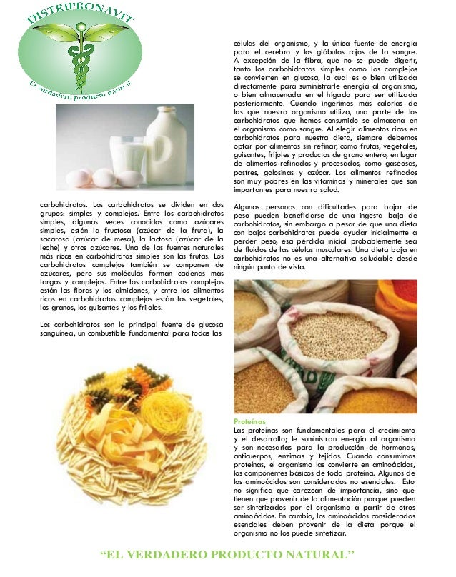 Elementos basicos de una buena nutricion