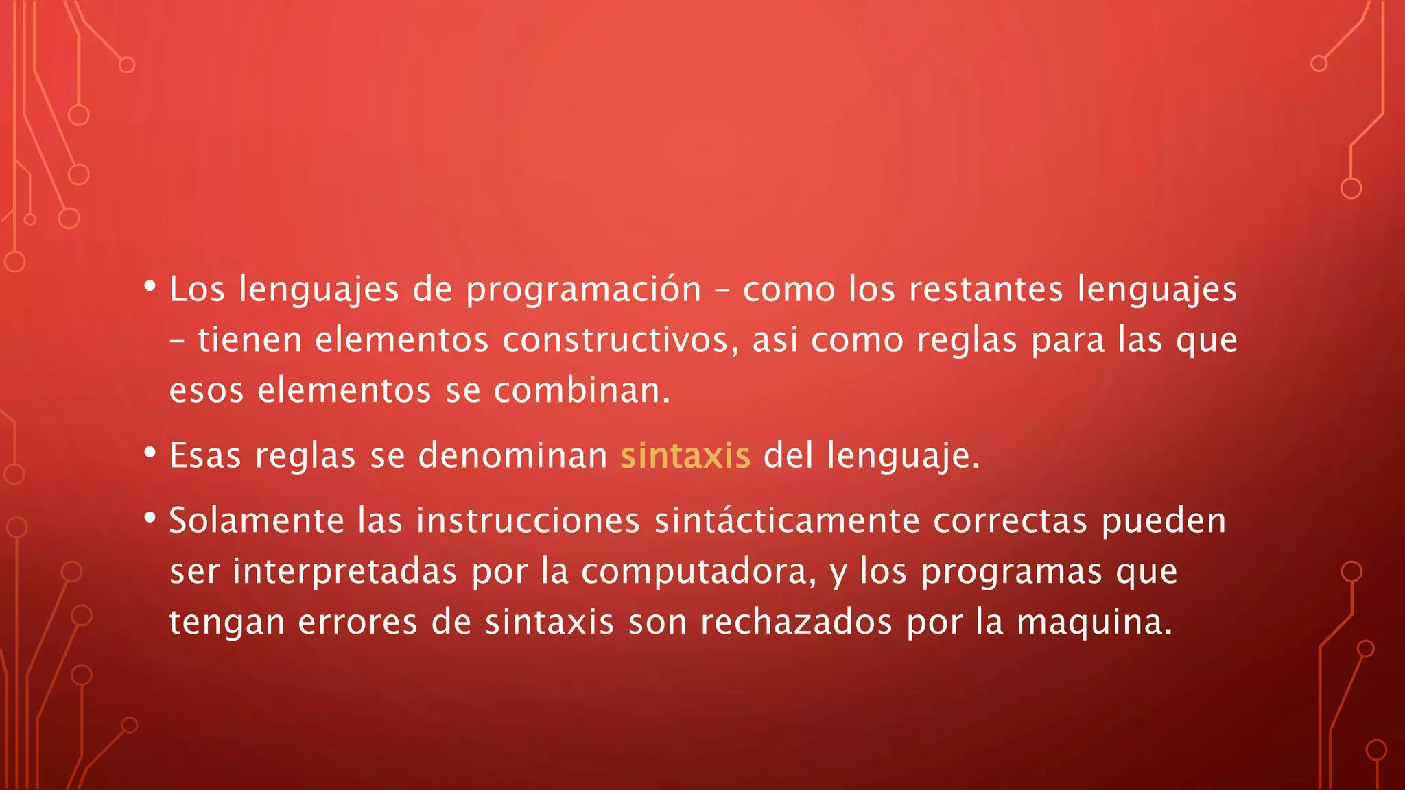 Elementos basicos de un programa | PPT
