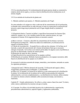 Elementos básicos de un proyecto de inversión