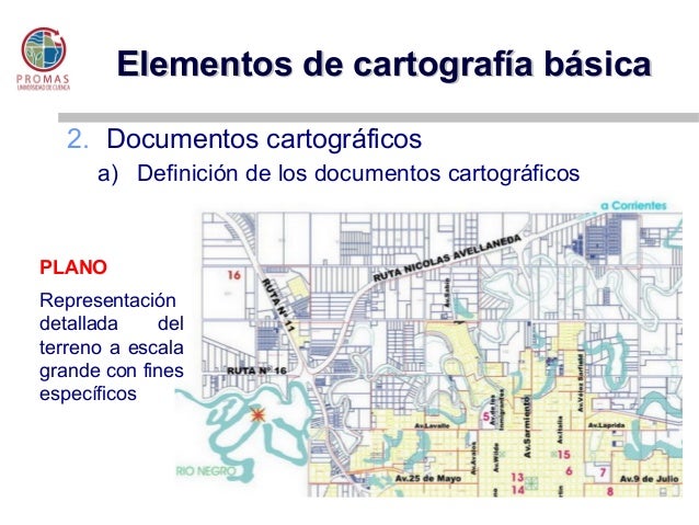 Elementos cartografía base