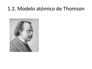 1.2. Modelo atómico de Thomson
 