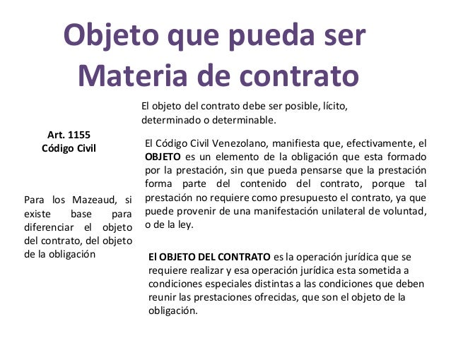 Elementos Constitutivios del Contrato