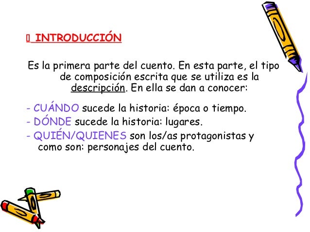 Elementos de un cuento
