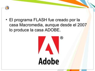 Elementos de adobe flash | PPS