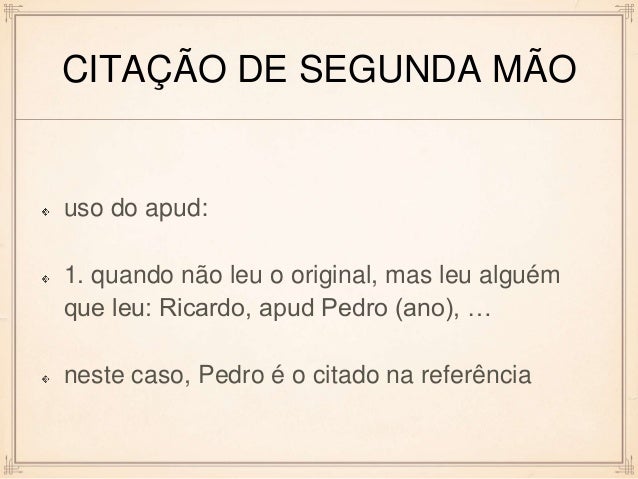 Citacao de artigos
