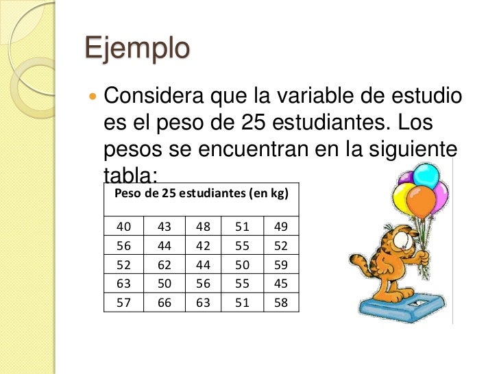 Elementos de estadistica descriptiva