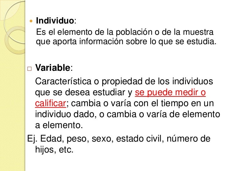 Elementos de estadistica descriptiva