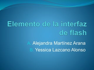A. Alejandra Martínez Arana
B. Yessica Lazcano Alonso
 