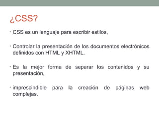 Elementos de html5 y css3 | PPT