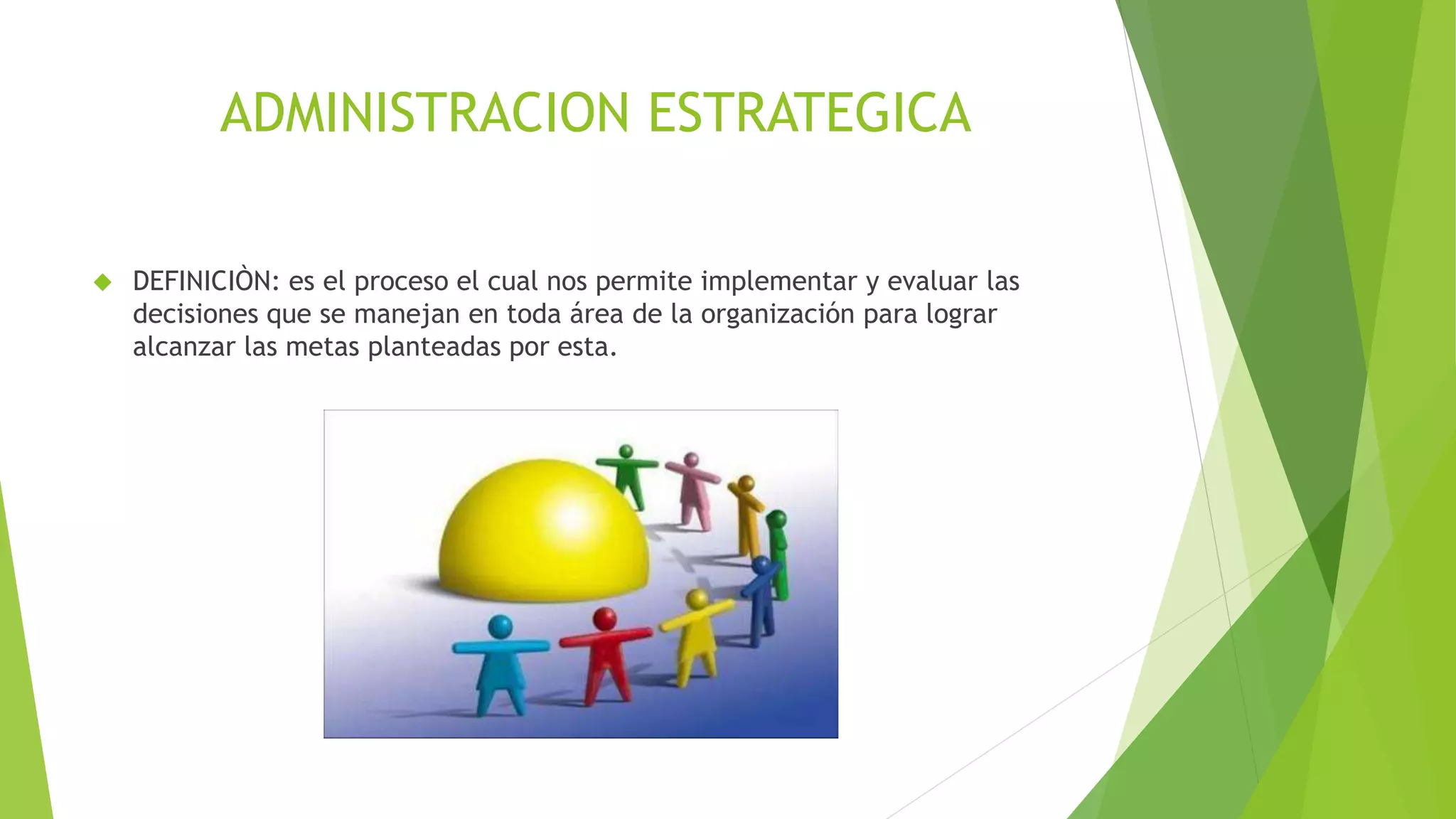 Elementos de la administracion estrategica | PPTX