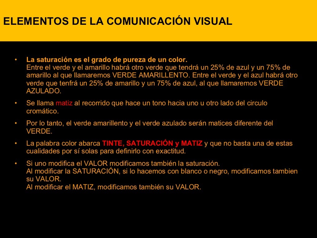 Elementos de la Comunicacion Visual