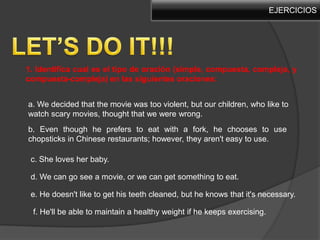 TIPOS DE ORACIÓNTIPOS DE ORACIONES