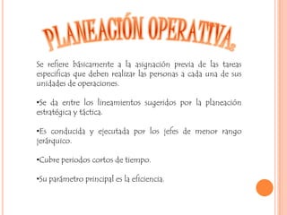 Elementos de la planeacion estrategica | PPTX