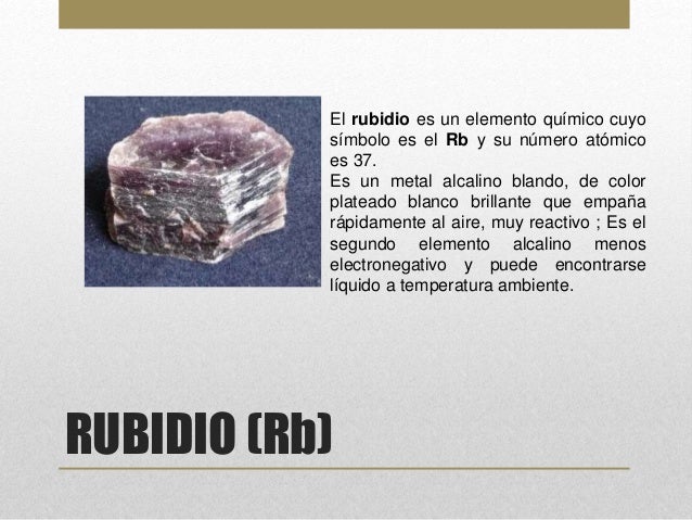 Elementos de la tabla periodica