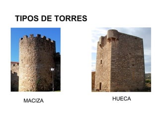 TIPOS DE TORRES
MACIZA HUECA
