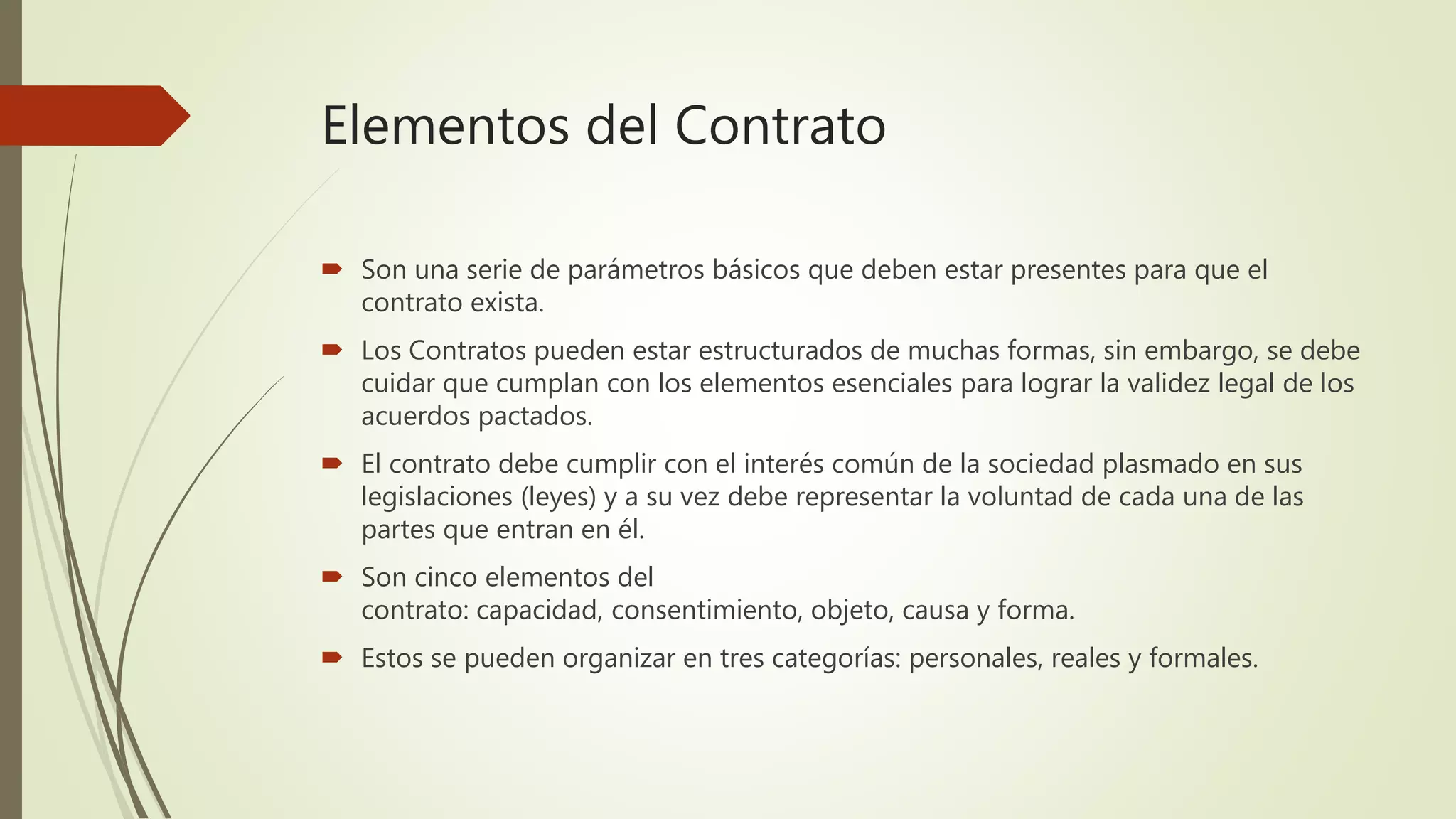 Elementos del contrato | PPTX | Legal Services Industry | Industries