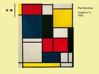 Piet Mondrian Cuadro nº 2 1925 