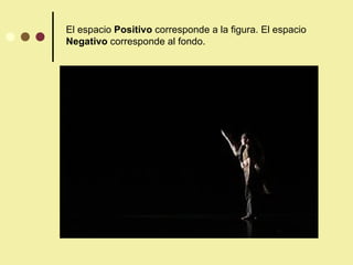 El espacio  Positivo  corresponde a la figura. El espacio  Negativo  corresponde al fondo.   