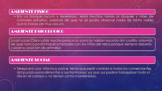 Elementos de los cuentos