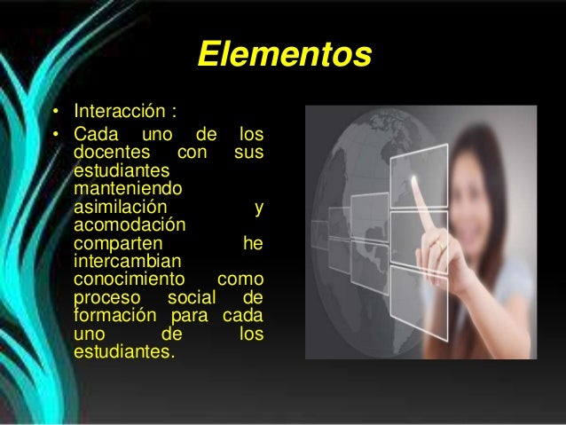 Elementos del proceso educativo