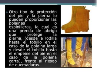 Elementos de proteccion individual