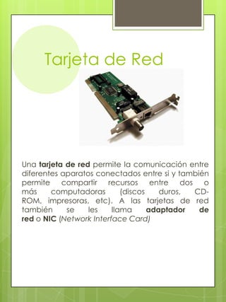 Tarjeta de Audio