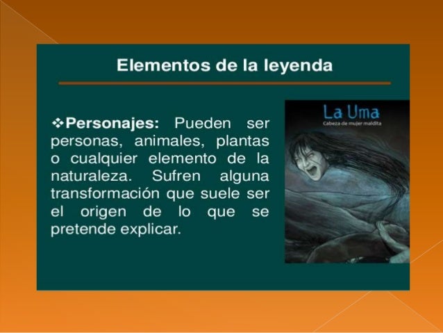 Elementos de una leyenda
