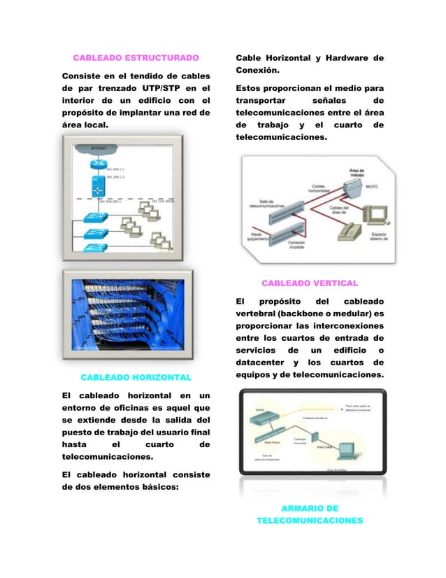 Elementos de un cableado estructurado | PDF