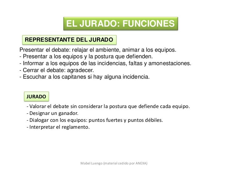 Elementos de un debate sin tiempos