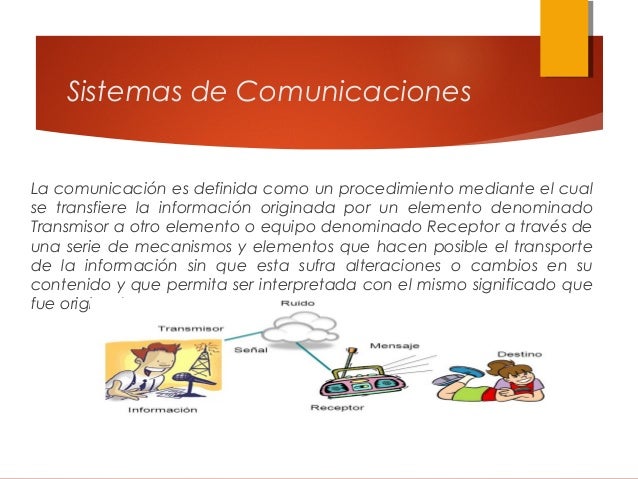 Elementos de un sistema de comunicación